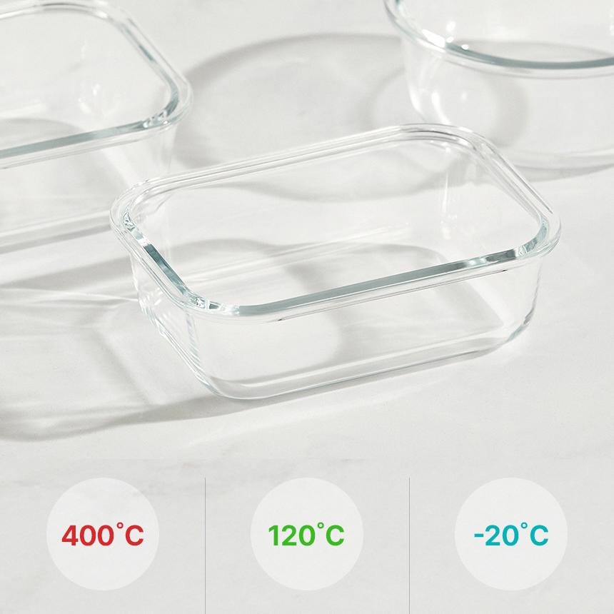 Corelle Coordinates Glass Food Storage Container 5p BPA Free