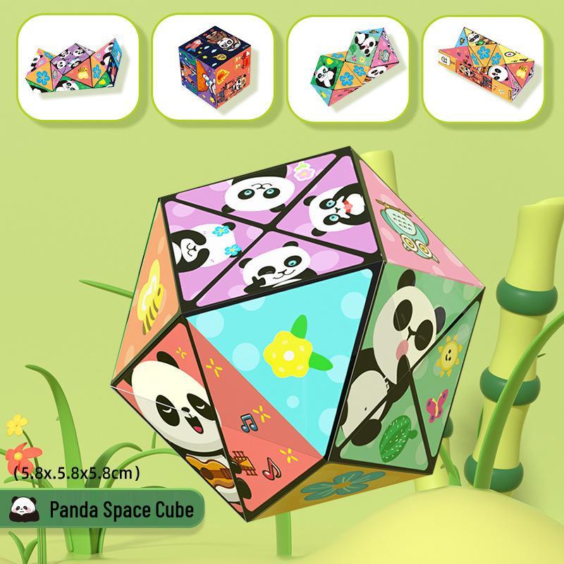 Folding Infinite Magic Cube: 3D Deformation Puzzle for Kids’ Cognitive and Geometric Training