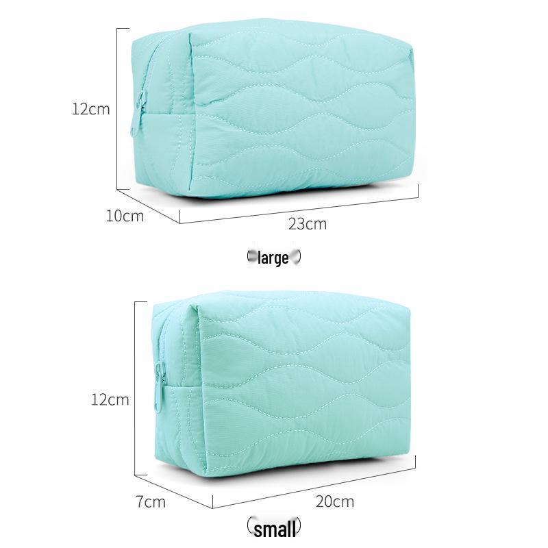 Multi-functional Lightweight Travel Makeup Bag with Large Capacity and Multi-layer Compartments
