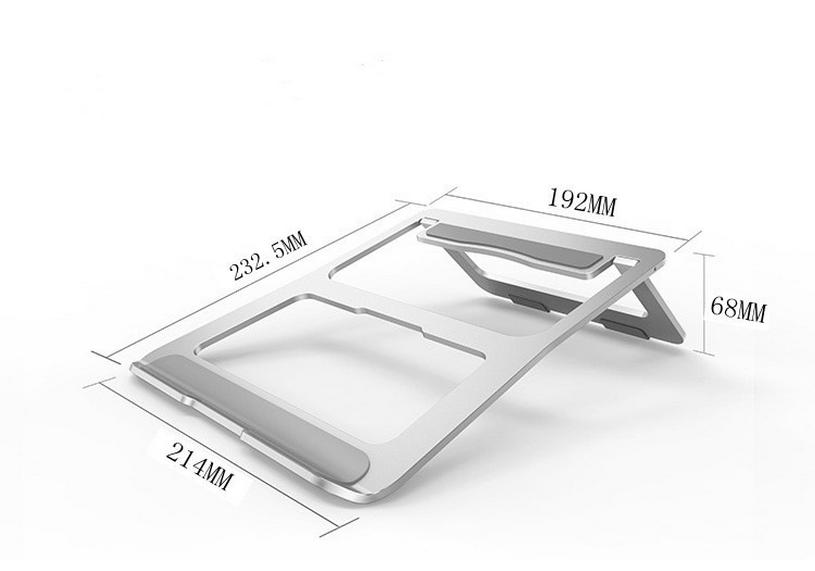 Portable Folding Laptop Stand with Adjustable Height and Cooling Feature for Desktops and Painting