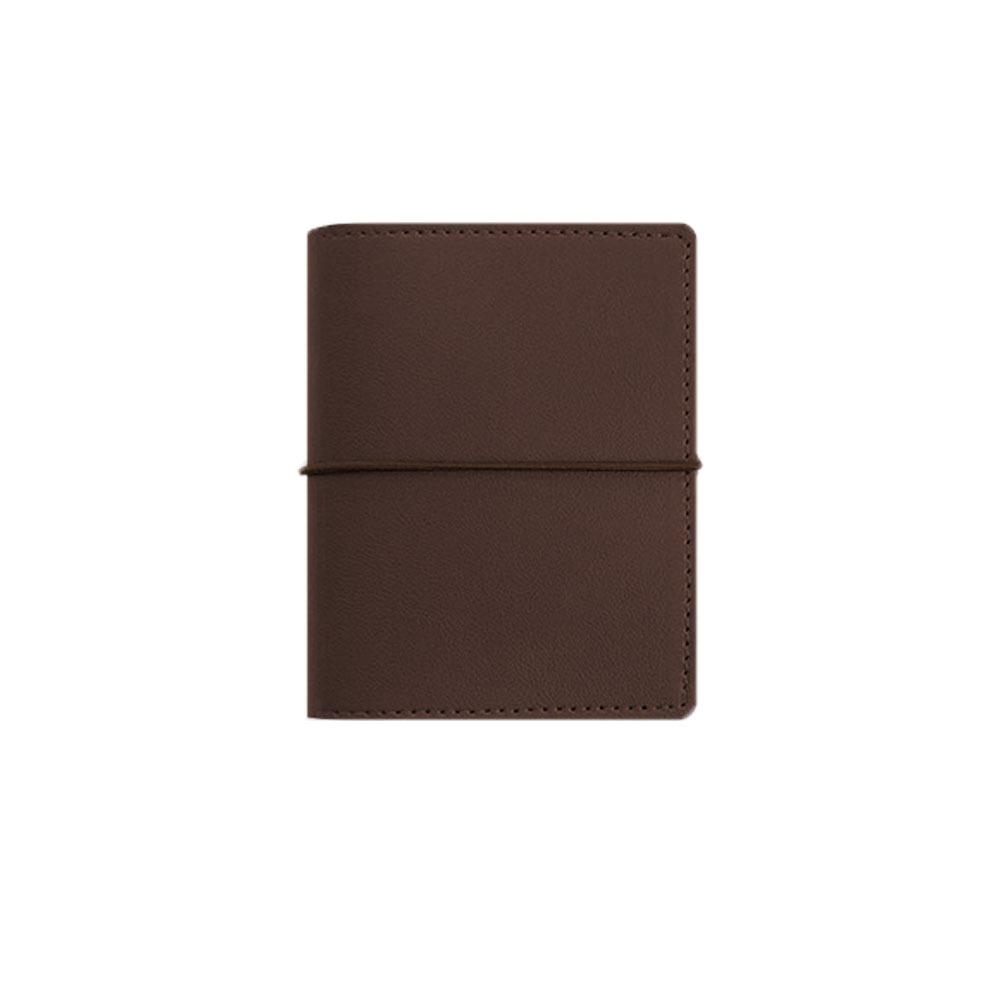 PU Leather Loose Leaf Notebook M5 DIY Binder Notebook Creative Mini Pocket Notebook  School