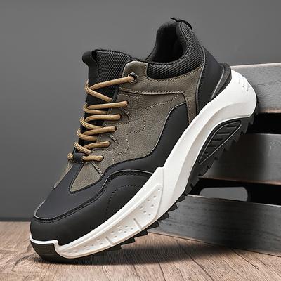 Outdoor Gehen Lässige Wanderschuhe Herren Rutschfest Tragbare Arbeitsschuhe Dicke Sohle Bequeme Laufschuhe Herren Sneaker