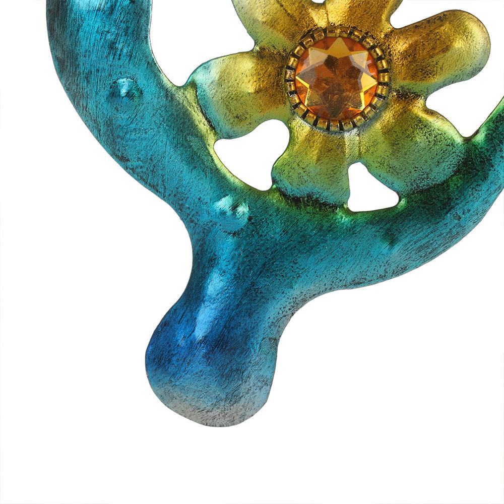 Large 3D Fence Ornament Metal Butterfly Wall Art Garden Decorative Hanging Sculpture