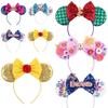 Blingy Minnie Mouse Headbands With Sparkling Glitter For Girls