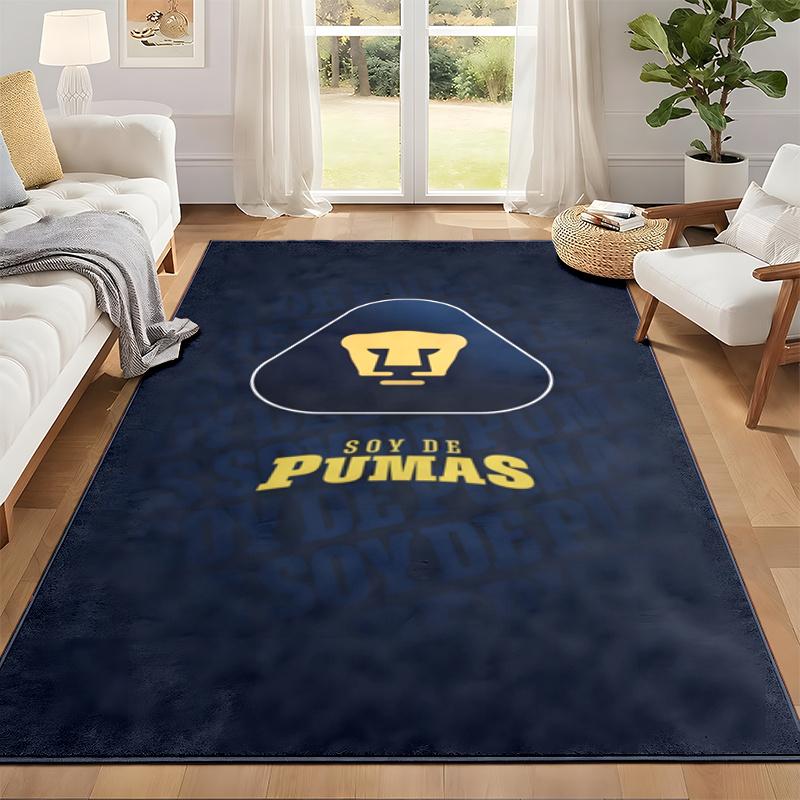 Club universidad nacional pumas Carpet Door Mat for Living Room or Bedroom Protective Mat Under Chair Office Decoration Christmas Gift Birthday Presen