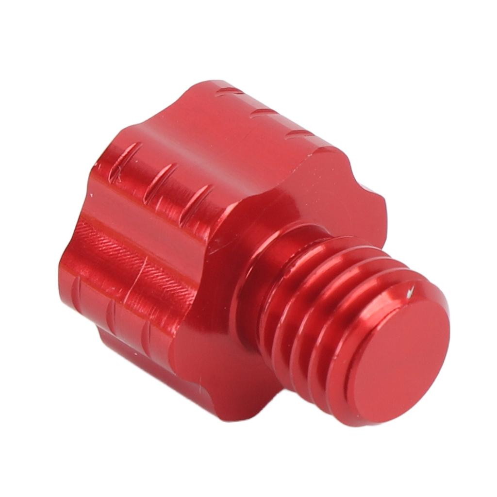 2 Pcs Motorcycle Rear View Mirror Hole Plug 10mm Reverse Thread Aluminium Alloy Mirror Hole Screws  