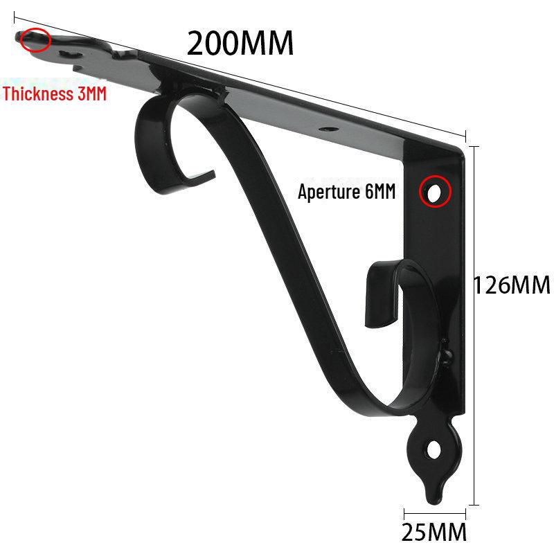 Thickened Iron Triangular Marble Countertop Support Bracket
