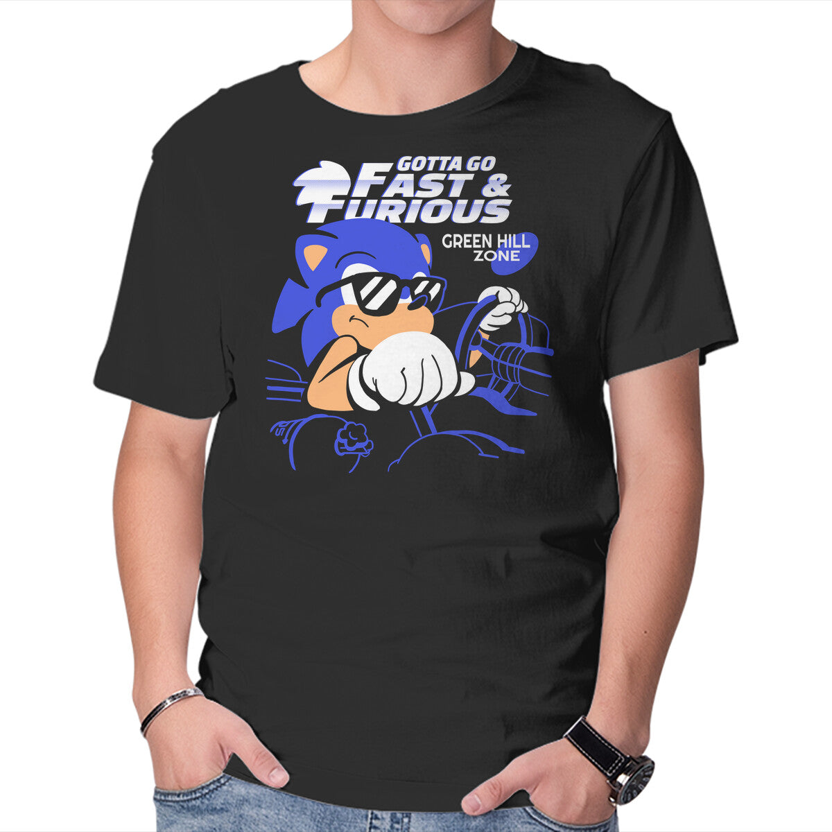 Unisex Crew Neck T-Shirt Gotta Go Fast & Furious Graphic Short Sleeve Casual Tee XL