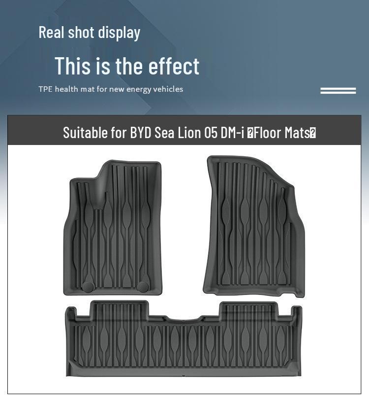 BYD Sea Lion 05 DM-i Car Floor Mats & Waterproof Trunk Mat - Eco-Friendly TPE, All-Weather Suitable