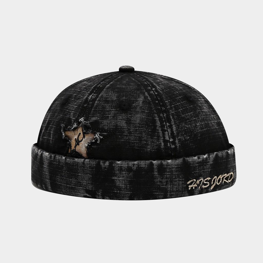 Vintage Letter Embroidered Dad Hat With Adjustable Strap For Streetwear Style Black