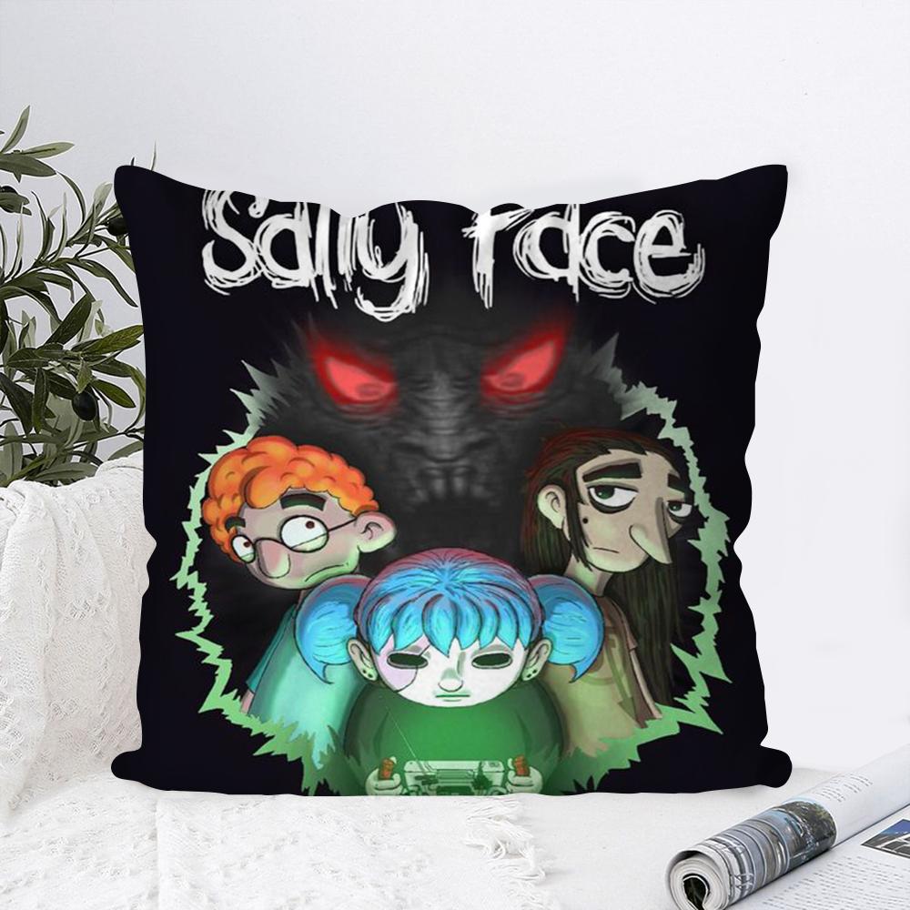 Game Sally Face Pillow Case Square Pillow Bedroom Sofa Leisure Comfort Cushion Car Living Room Home Decoration