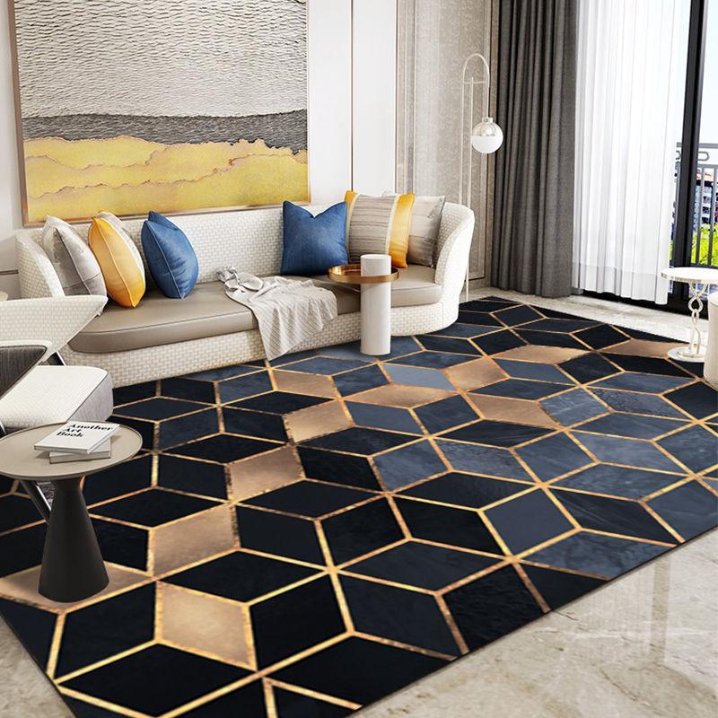 Living Room Carpet Geometric Carpet Sofa Coffee Table Bedroom Bedside Carpet Large Area Carpet