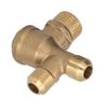 Valve Replacement Components Brass 4 Way Double Pipe Check Valve Accessory