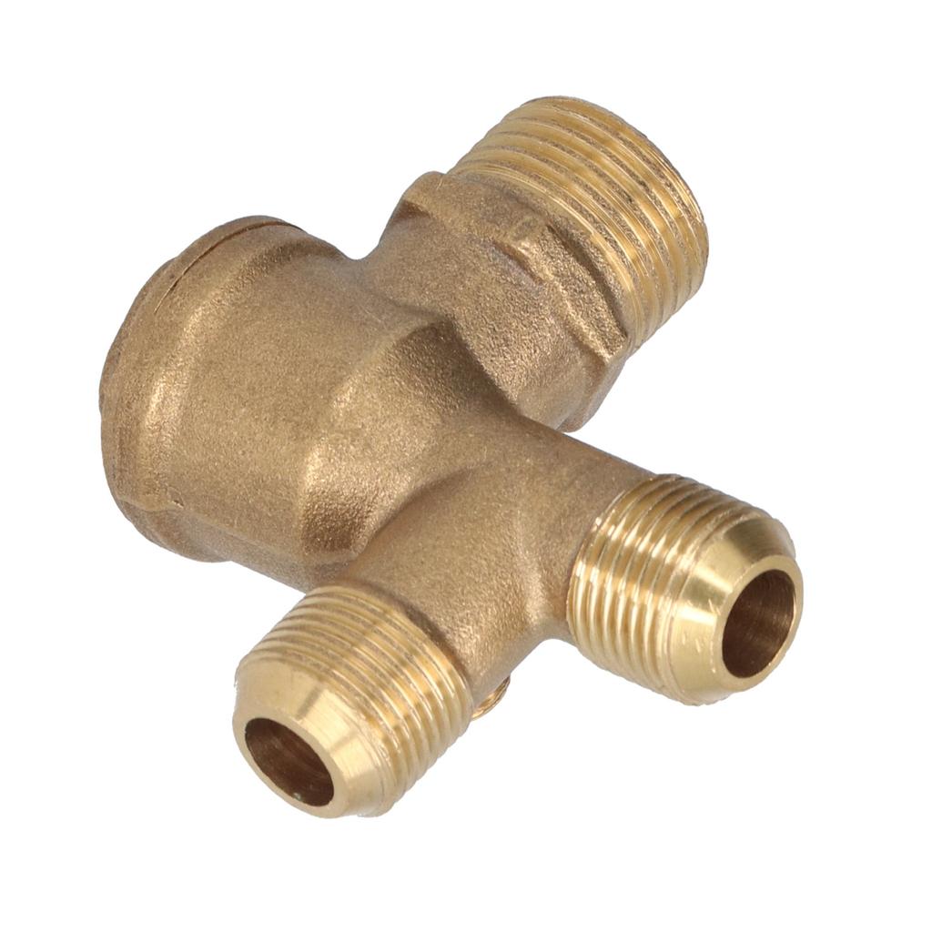 Valve Replacement Components Brass 4 Way Double Pipe Check Valve Accessory