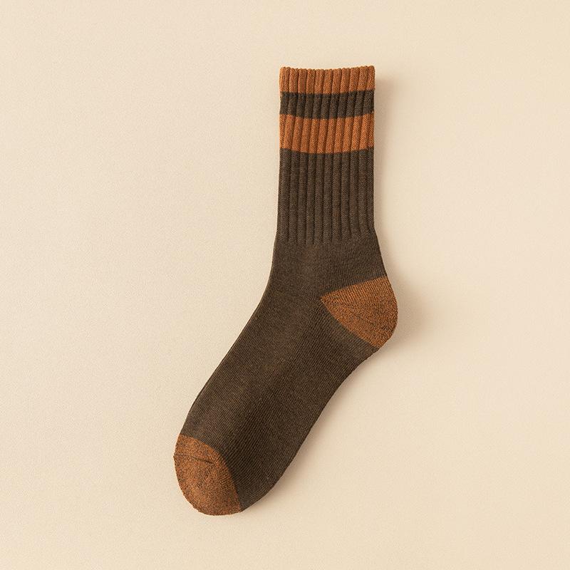 Men's Winter Fleece and Thickened Loop Warm Sports Thigh High Socks