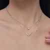 Bubble S925 Sterling Silver 14K Gold-Plated Layered Necklace for Women - Simple, Versatile, Elegant Pendant