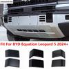Front Bumper Anti Hit Protection Corner Sequ Stickers Decoration Cover Trim Accessories For BYD Equation Leopard 5 2024 2025