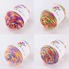 50g/Ball Adult Scarf Colorful Segment Dyeing 8 Strands Cotton Yarn Yarn DIY Hand Knitted