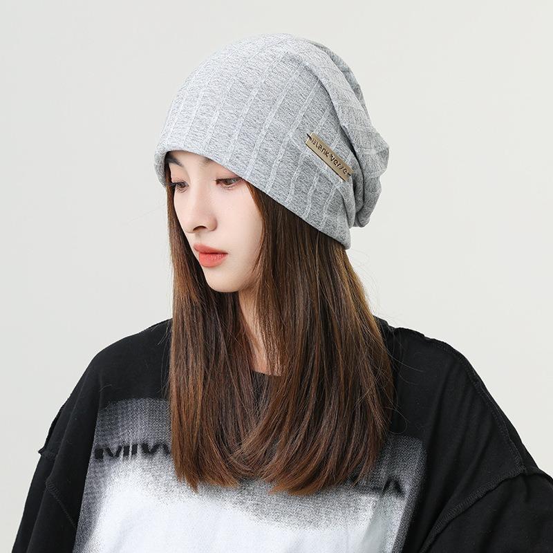 Summer season wool knitted pile hat men and women warm soft fashion cold hat pullover confinement hat thin versatile