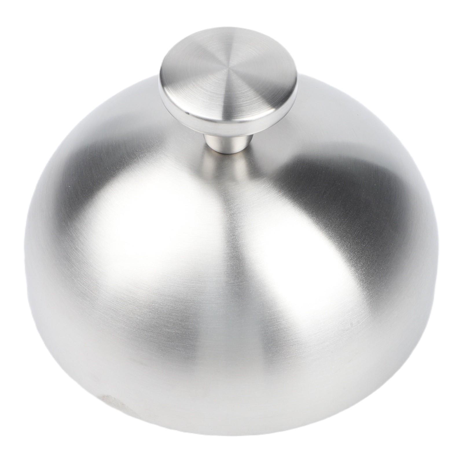 Stainless Steel Food Dome Cover for Cooking and Serving Indoor Outdoor 14CM