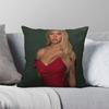 Sydney Sweeney Actress Square Pillowcase Polyester Linen Velvet Creative Zip Decor Pillow Case Sofa Seater Cushion Cover 18"
