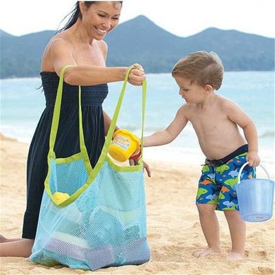 Outdoor-Kinder-Strandspielzeug, schnelle Aufbewahrungstasche, Sand-Grabwerkzeuge, Kleinigkeiten, Aufbewahrung, Netztasche