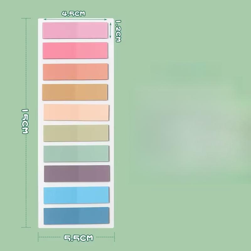 

200 аркушів/комплект. Простота наліпка. Серія креативних градієнтних кольорів. Наліпка. Блокнот. Канцтовари. Індекс. Наклейка. Студент.