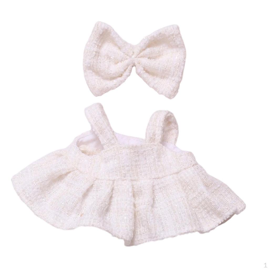 Doll Clothes Set Make Your Dolls Cute Costumes for 15 cm 17 Blue