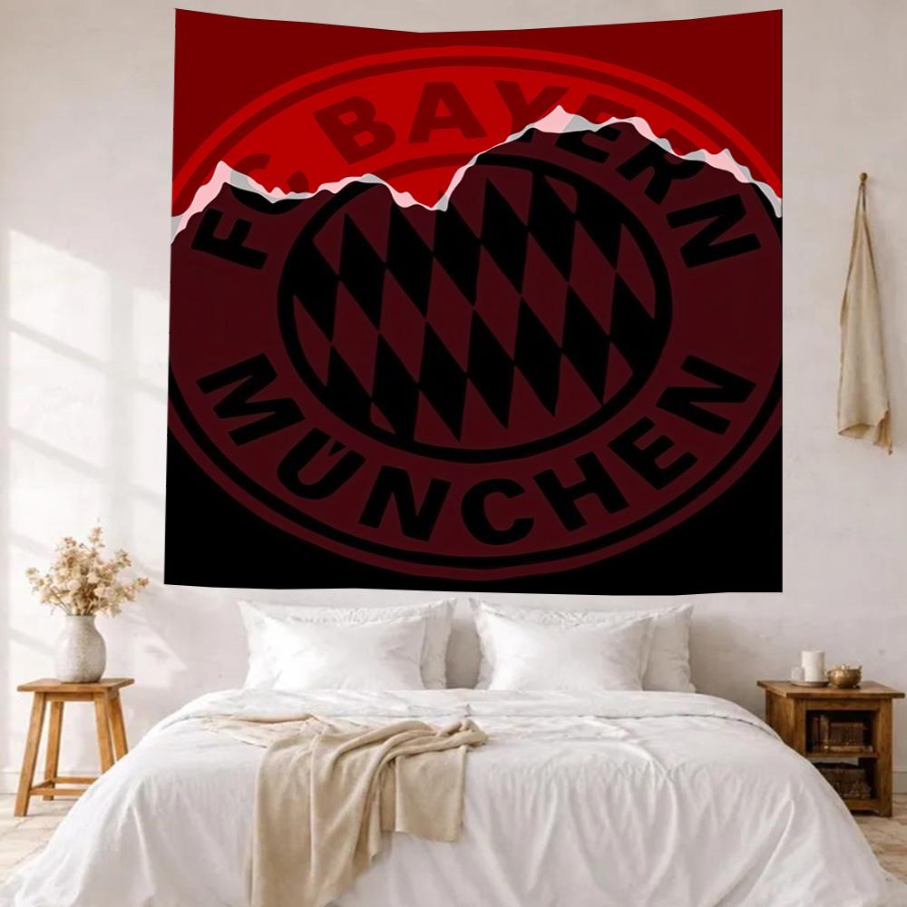 Arazzo Decorativo da Parete Bayern Monaco Arte per Memoriale di Animali Domestici Compleanno Festa Nuziale Sfondo Regalo di Famiglia