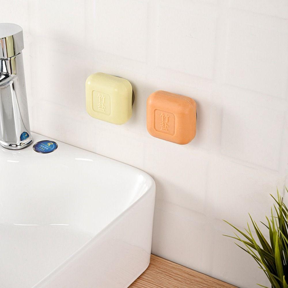 Bathroom Accessories Magnet Suction Hook Drain Rack Soap Shelf Soap Organizer Soap Dish Soap Holder