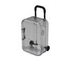 Transparent Mini Jewelry Storage Box with Retractable Wheels