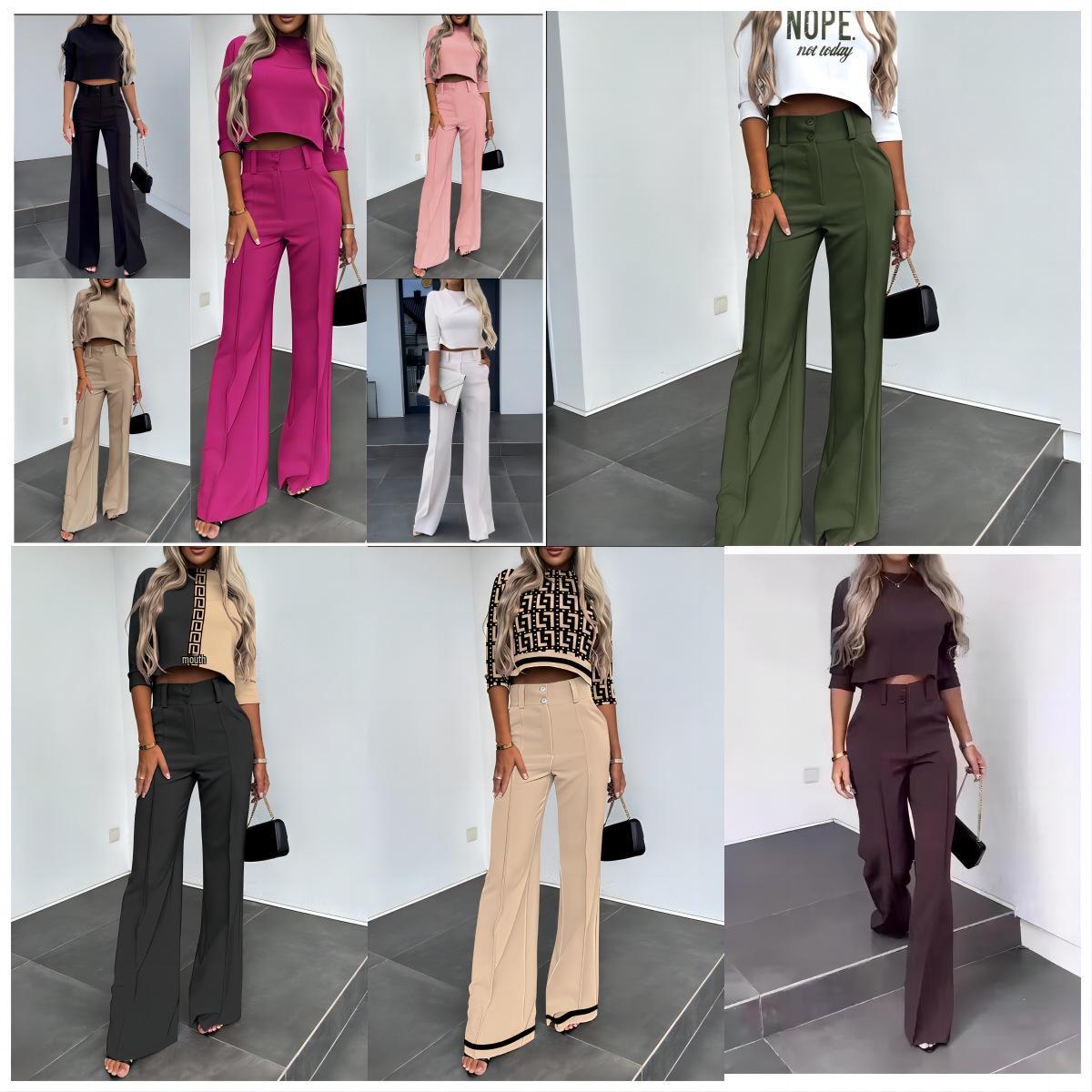 

Cute Nine-Sleeve Casual Women s Fashion Set XL