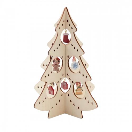 MidOcean Wooden Christmas Tree Decoration