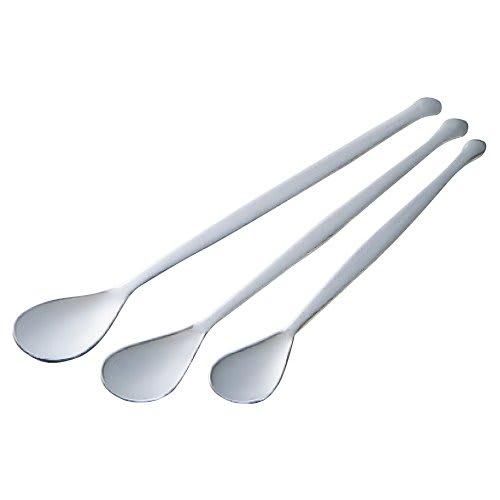 COMBI Spoon Set, Stainless Steel, Silver, 3 Spoons, Large, Medium, and Small