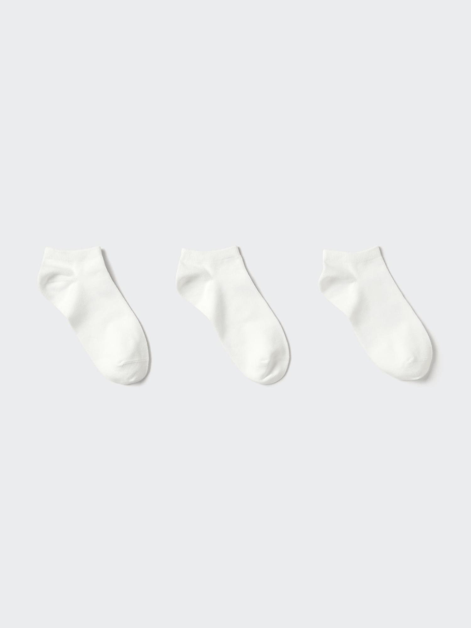 Короткие носки Uniqlo Japan, комплект из 3 пар 00 WHITE/2325