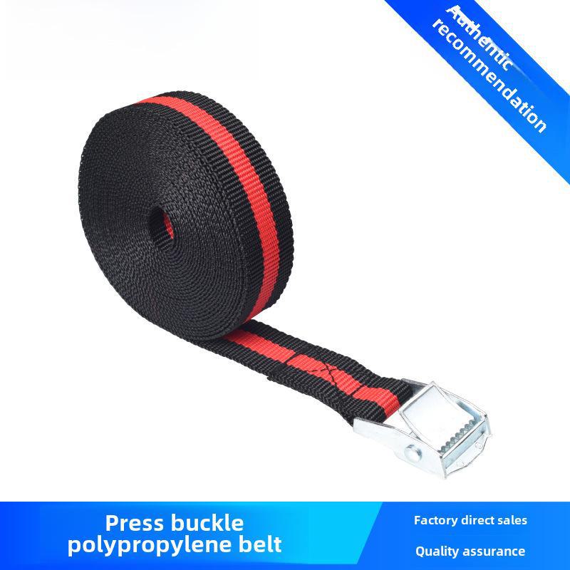 Black Zinc Alloy Buckle Strap for Cargo Luggage with Polypropylene Tightening Wire