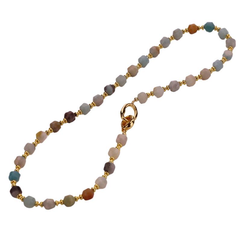 Exquisite Women's Light Luxury Natural Amazonite Necklace