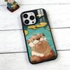 Lazy Otter Phone Case For iPhone17,16,15,14,13,12,11 Plus,Pro Magnetic For Magsafe Wireless Charging
