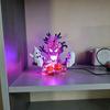 Halloween Seesaw Night Light, Colorful Glowing Resin Tree Pumpkin Decor for Bedroom Desk Fall Decoration