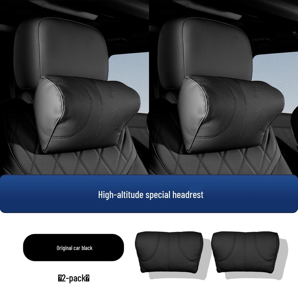 Compatible Wey Gaoshan 7/8/9 Headrest & Lumbar Support Pillow for Car Interior Neck Protection