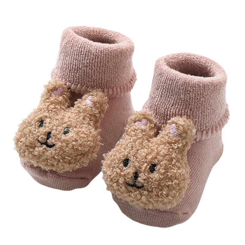 Newborn Baby Girl Boy Socks Slipper Socks Kids Accessories Warm Thick Grip Socks Cosy Winter Socks