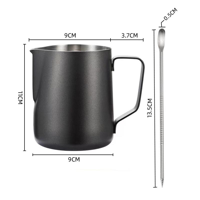 350/600ml cafea lapte spumare ulcior oțel inoxidabil lapte spumare ceașcă oală cu abur cu Latte Art stilou cafea Latte accesorii