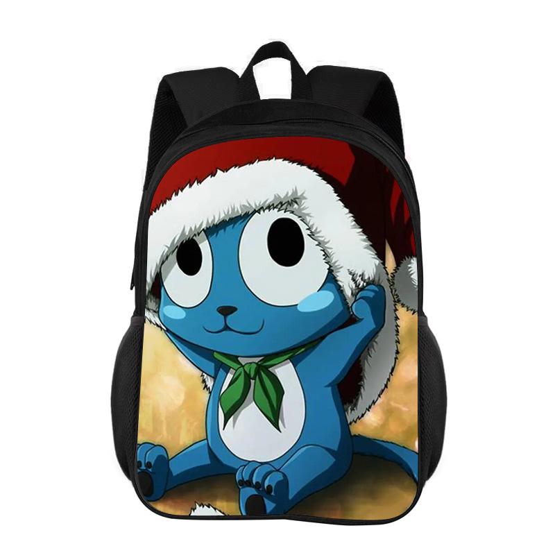 FAIRY TAIL Backpack Cartoon Anime Printed Student Boys and Girls New Large Capacity Versatile Lightweight