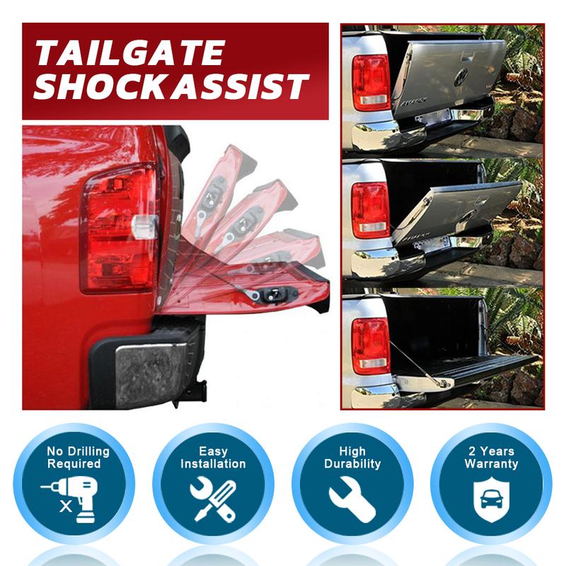 2 szt. Amortyzatory wspomagające do Peugeot Landtrek - Pickup Tylna Klapa Spowalniające Sprężyny Gazowe Amortyzator