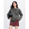 PEACEBIRD Women's Lazy Style Mohair Blend Knit Sweater