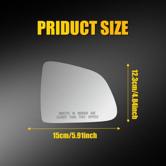 For Tesla Model Y 20-25 Passenger Side Right Heated View Mirror Glass 161588300A