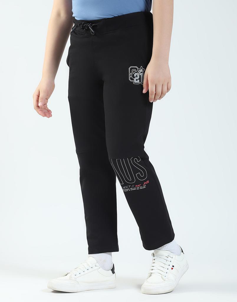 MONTE CARLO Boy's Regular Fit Solid Track Pants