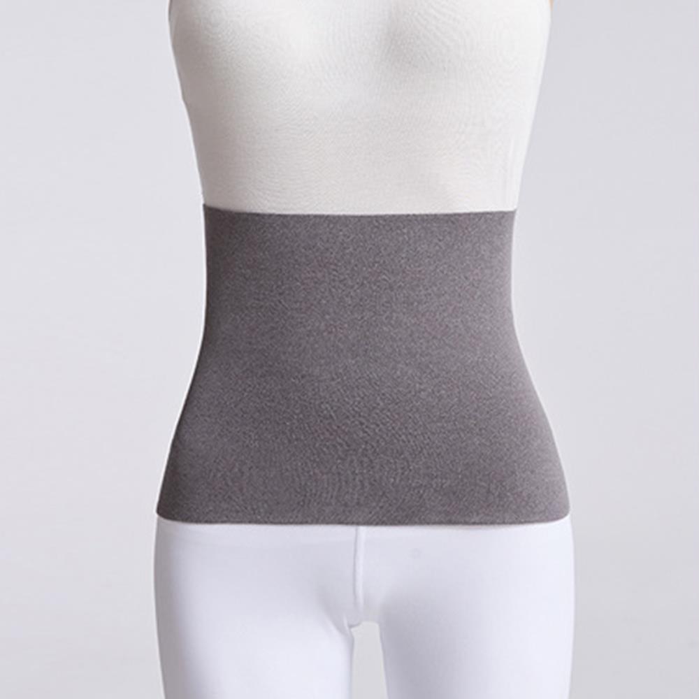 

2025 Elastic Fleece Thermal Waist Support Abdomen Back Pressure Warmer Inner Wear Winter Cummerbund Stomach Protector Sport Belt XXL сірий