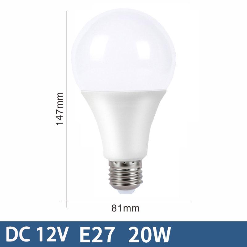 10pcs E27 LED Bulb Lights DC 12V lampada luz E27 lamp 3W 6W 9W 12W 15W 18W spot bulb Led Light Bulbs for Outdoor Lighting AP 12V