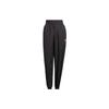 Originals Trefoil Flower Logo Embroidered Cuffed Casual Sports Pants Women Bottoms Black HP0081